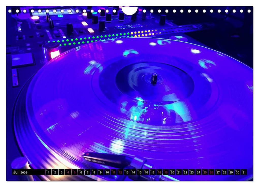 Weitere Ansicht: DJ Liveact (Wandkalender 2026 DIN A4 quer), CALVENDO Monatskalender | Renate Bleicher, Calvendo