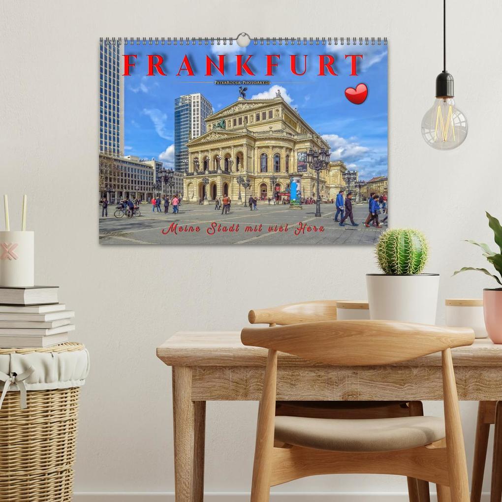 Weitere Ansicht: Frankfurt - meine Stadt mit viel Herz (Wandkalender 2026 DIN A3 quer), CALVENDO Monatskalender | Peter Roder, Calvendo