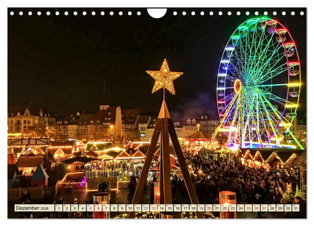 Weitere Ansicht: Erfurt - meine Stadt mit viel Herz (Wandkalender 2026 DIN A4 quer), CALVENDO Monatskalender | Peter Roder, Calvendo