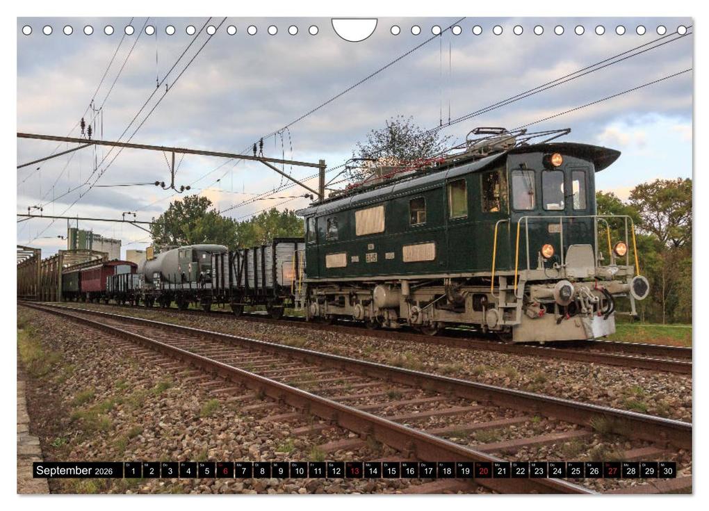 Weitere Ansicht: Eisenbahn-Nostalgie - Oldtimer auf Schweizer Schienen (Wandkalender 2026 DIN A4 quer), CALVENDO Monatskalender | Stefan Schulthess, Calvendo