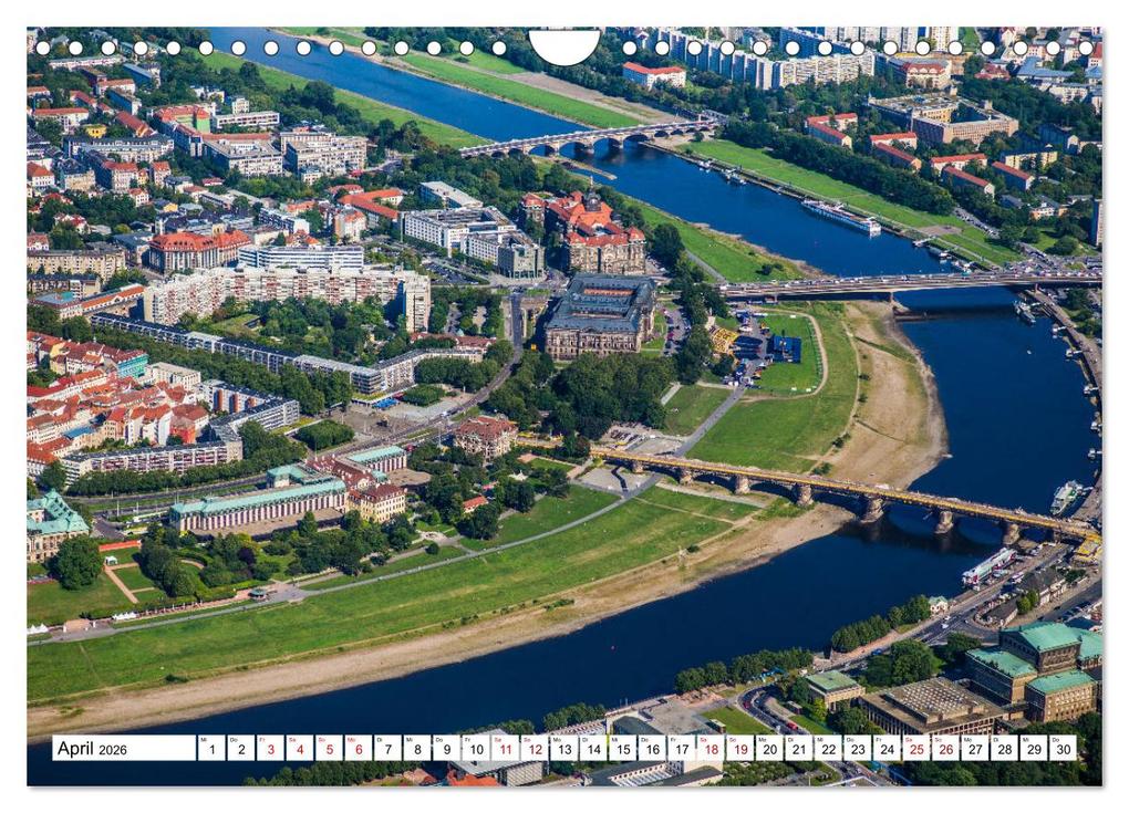 Weitere Ansicht: Sachsens Glanz - historische Höhepunkte aus der Vogelperspektive (Wandkalender 2026 DIN A4 quer), CALVENDO Monatskalender | Mario Hagen, Calvendo