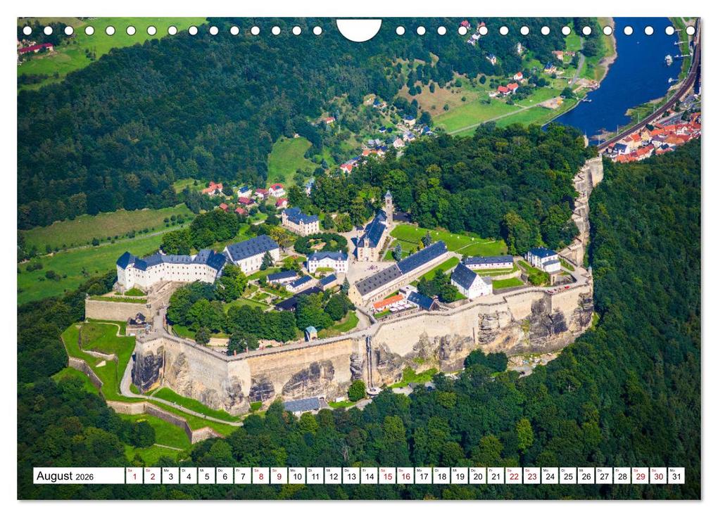 Weitere Ansicht: Sachsens Glanz - historische Höhepunkte aus der Vogelperspektive (Wandkalender 2026 DIN A4 quer), CALVENDO Monatskalender | Mario Hagen, Calvendo