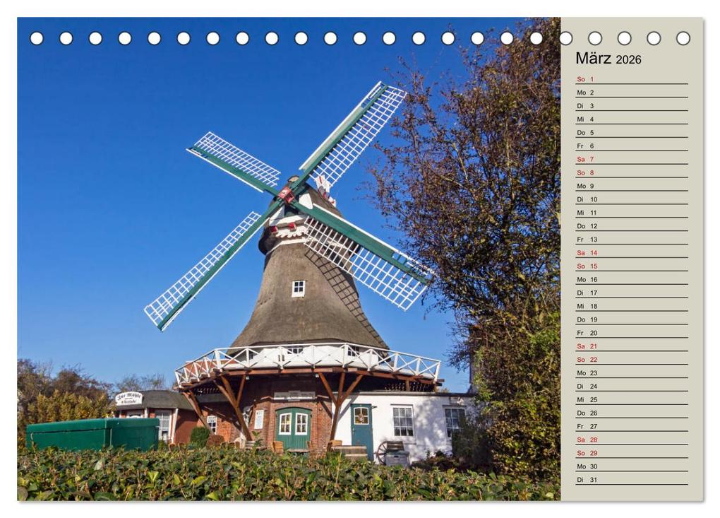 Weitere Ansicht: NORDERNEY Geburtstagskalender mit Planerfunktion (Tischkalender 2026 DIN A5 quer), CALVENDO Monatskalender | Andrea Dreegmeyer, Calvendo
