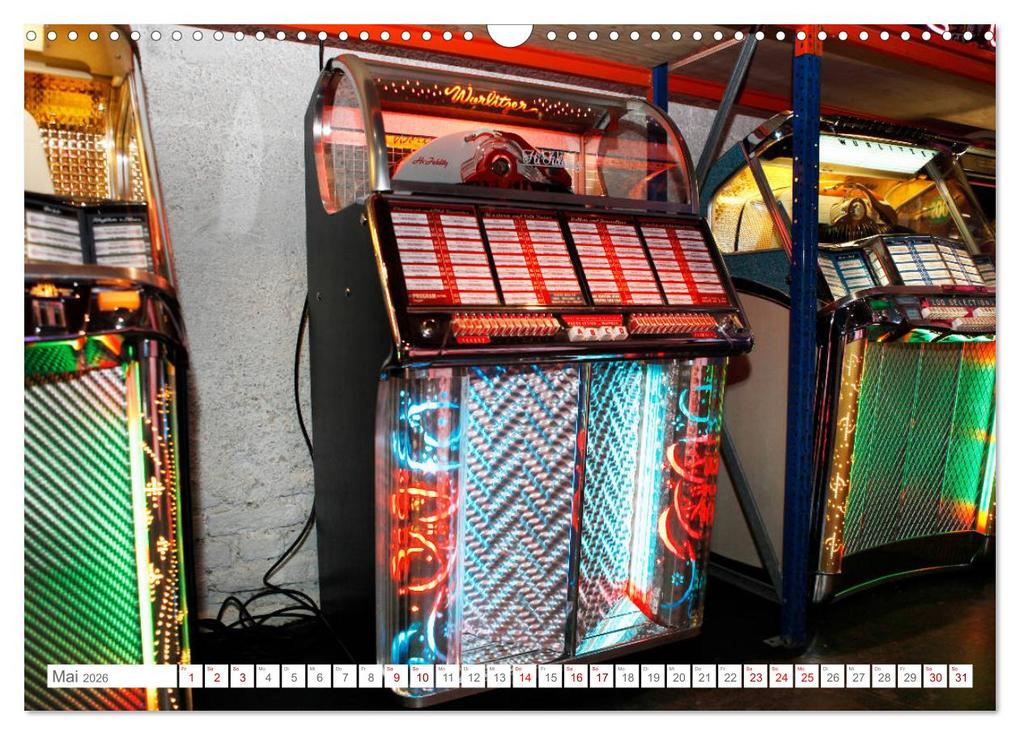 Weitere Ansicht: Wurlitzer und Co. (Wandkalender 2026 DIN A3 quer), CALVENDO Monatskalender | Uli Landherr, Calvendo
