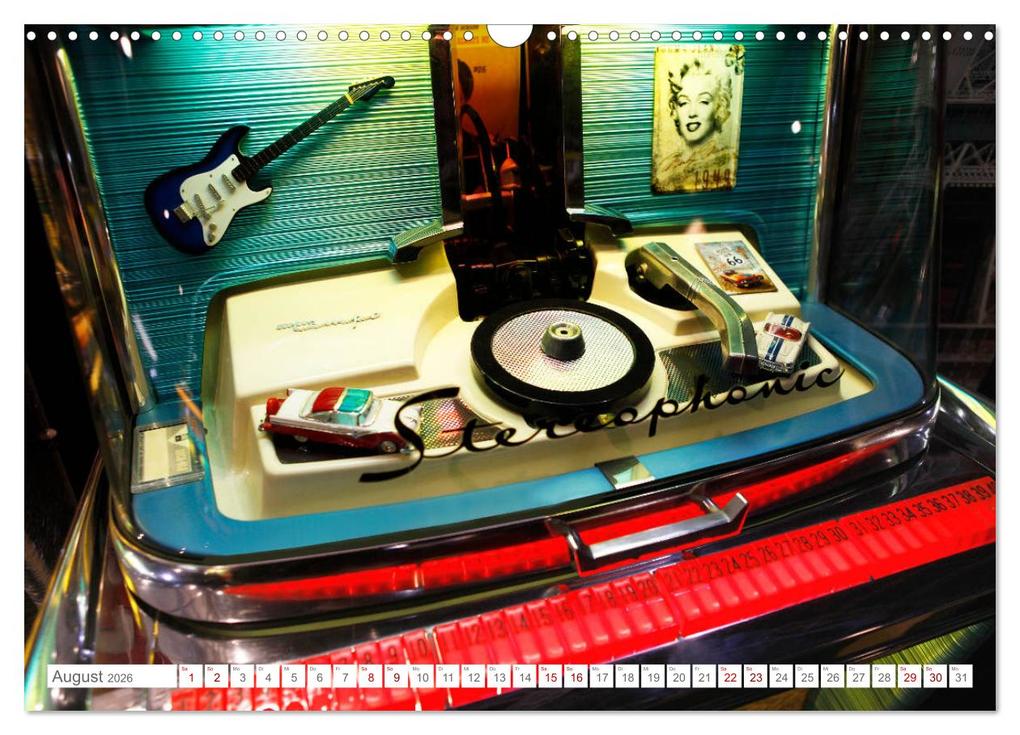 Weitere Ansicht: Wurlitzer und Co. (Wandkalender 2026 DIN A3 quer), CALVENDO Monatskalender | Uli Landherr, Calvendo