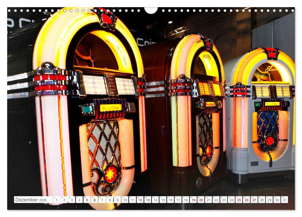 Weitere Ansicht: Wurlitzer und Co. (Wandkalender 2026 DIN A3 quer), CALVENDO Monatskalender | Uli Landherr, Calvendo