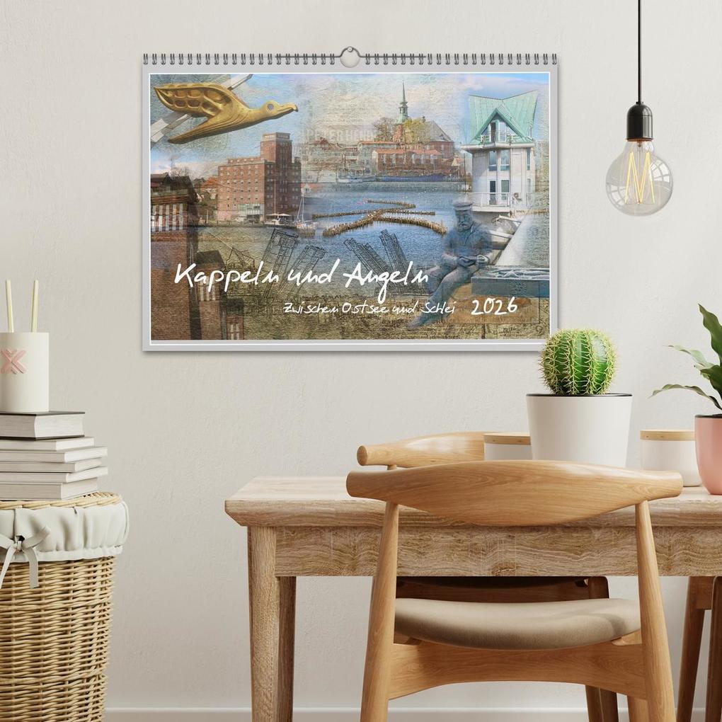 Weitere Ansicht: Kappeln und Angeln - Zwischen Ostsee und Schlei (Wandkalender 2026 DIN A3 quer), CALVENDO Monatskalender | Ute Jackisch, Calvendo