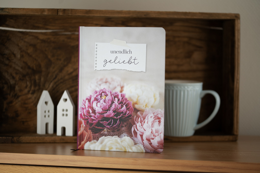 Weitere Ansicht: Unendlich geliebt - Notizbuch