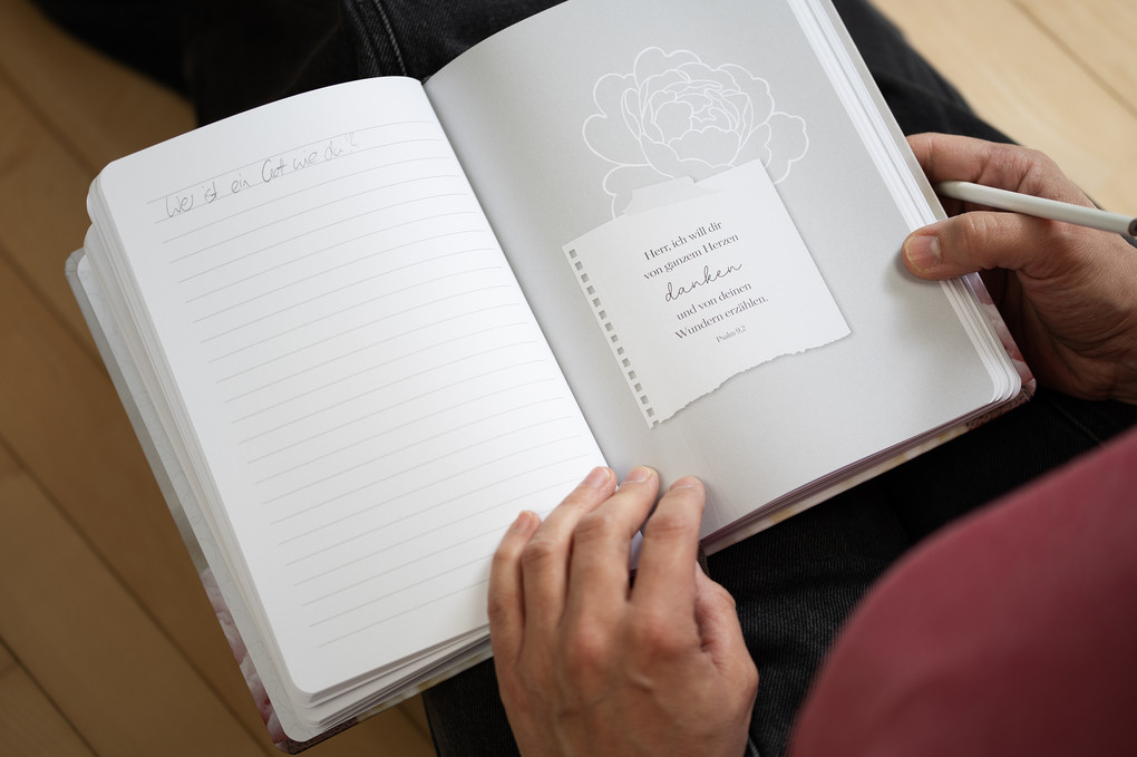 Weitere Ansicht: Unendlich geliebt - Notizbuch