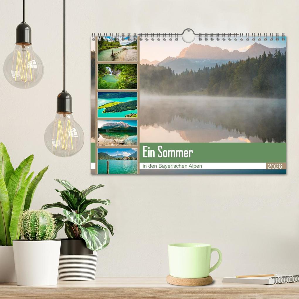 Weitere Ansicht: Ein Sommer in den Bayerischen Alpen (Wandkalender 2026 DIN A4 quer), CALVENDO Monatskalender | Martin Wasilewski, Calvendo