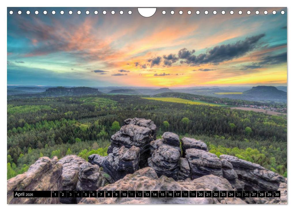 Weitere Ansicht: Wunderschönes Elbsandsteingebirge (Wandkalender 2026 DIN A4 quer), CALVENDO Monatskalender | Michael Valjak, Calvendo