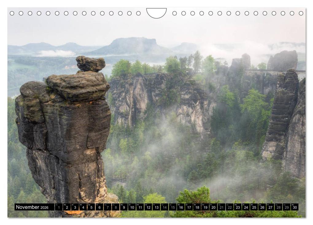 Weitere Ansicht: Wunderschönes Elbsandsteingebirge (Wandkalender 2026 DIN A4 quer), CALVENDO Monatskalender | Michael Valjak, Calvendo