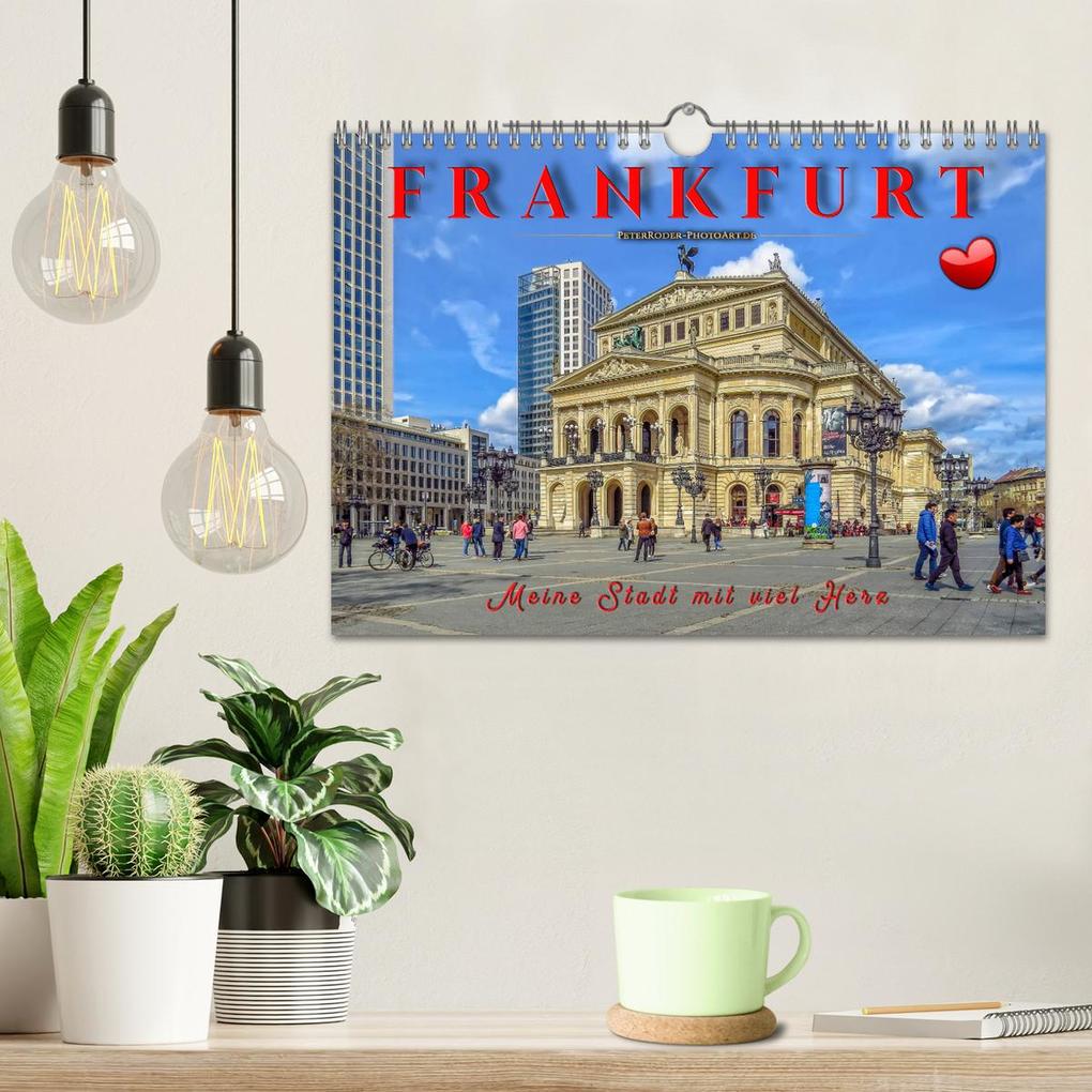 Weitere Ansicht: Frankfurt - meine Stadt mit viel Herz (Wandkalender 2026 DIN A4 quer), CALVENDO Monatskalender | Peter Roder, Calvendo