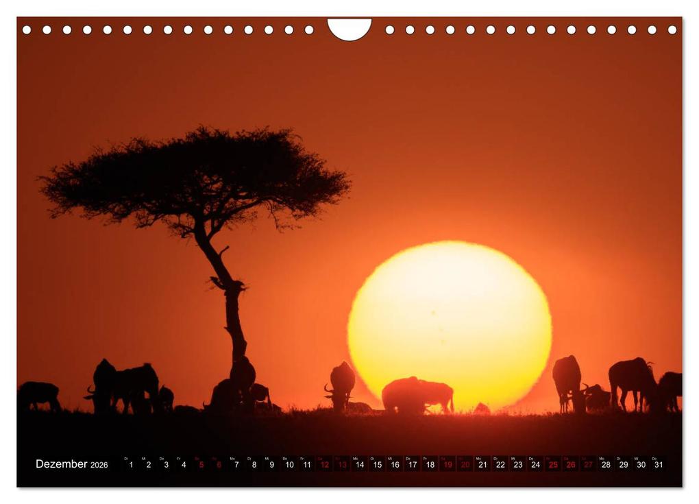 Weitere Ansicht: Auf Safari in Kenia 2026 (Wandkalender 2026 DIN A4 quer), CALVENDO Monatskalender | Dr. Gerd-Uwe Neukamp, Calvendo