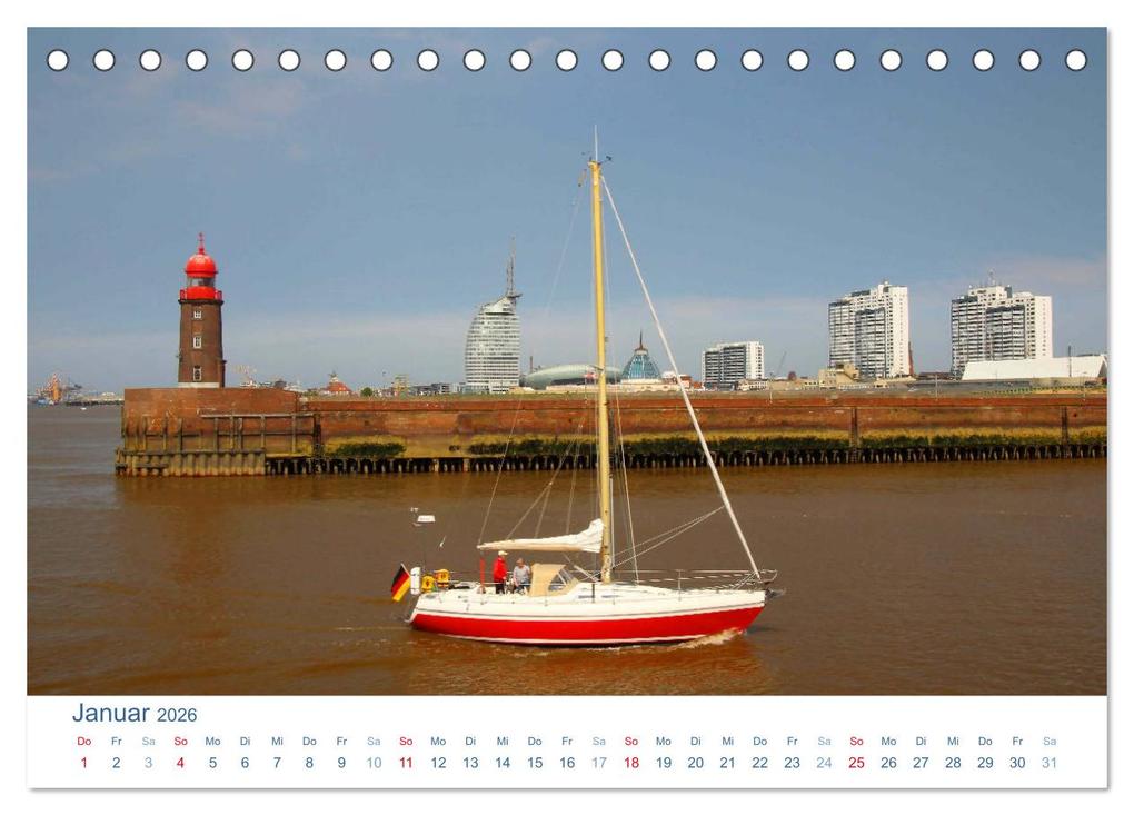 Weitere Ansicht: Bremerhaven 2026. Impressionen aus den Havenwelten (Tischkalender 2026 DIN A5 quer), CALVENDO Monatskalender | Steffani Lehmann, Calvendo