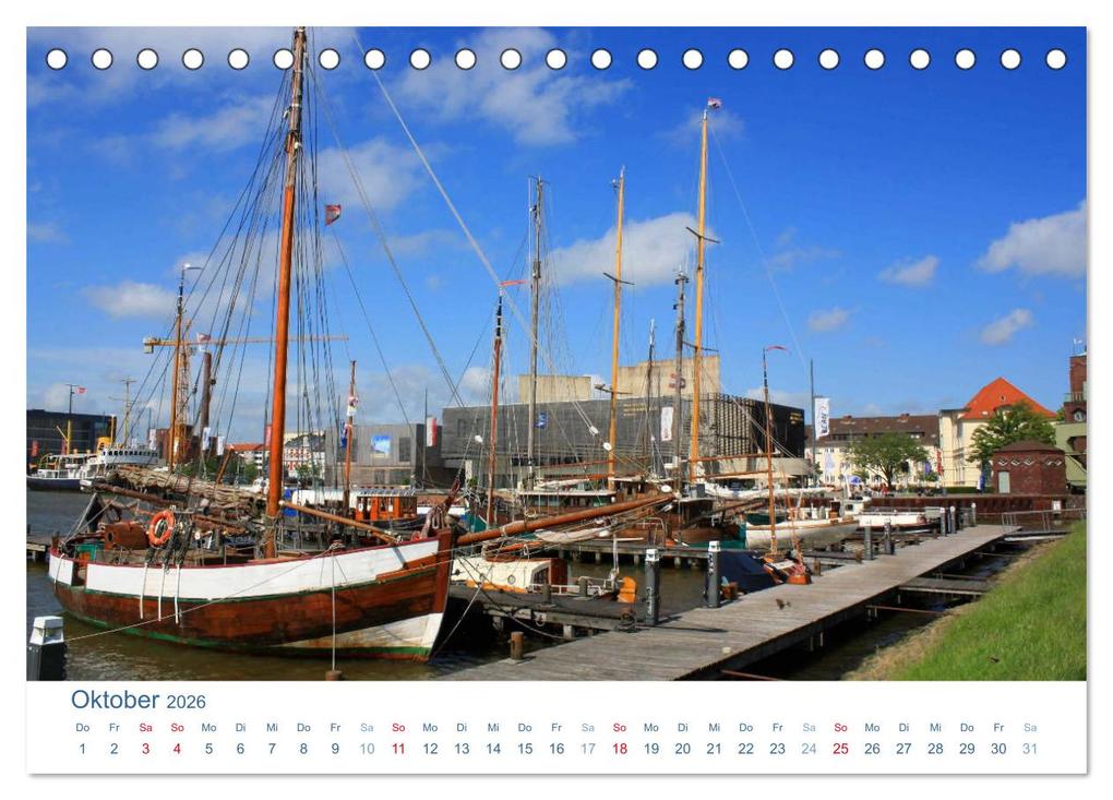 Weitere Ansicht: Bremerhaven 2026. Impressionen aus den Havenwelten (Tischkalender 2026 DIN A5 quer), CALVENDO Monatskalender | Steffani Lehmann, Calvendo