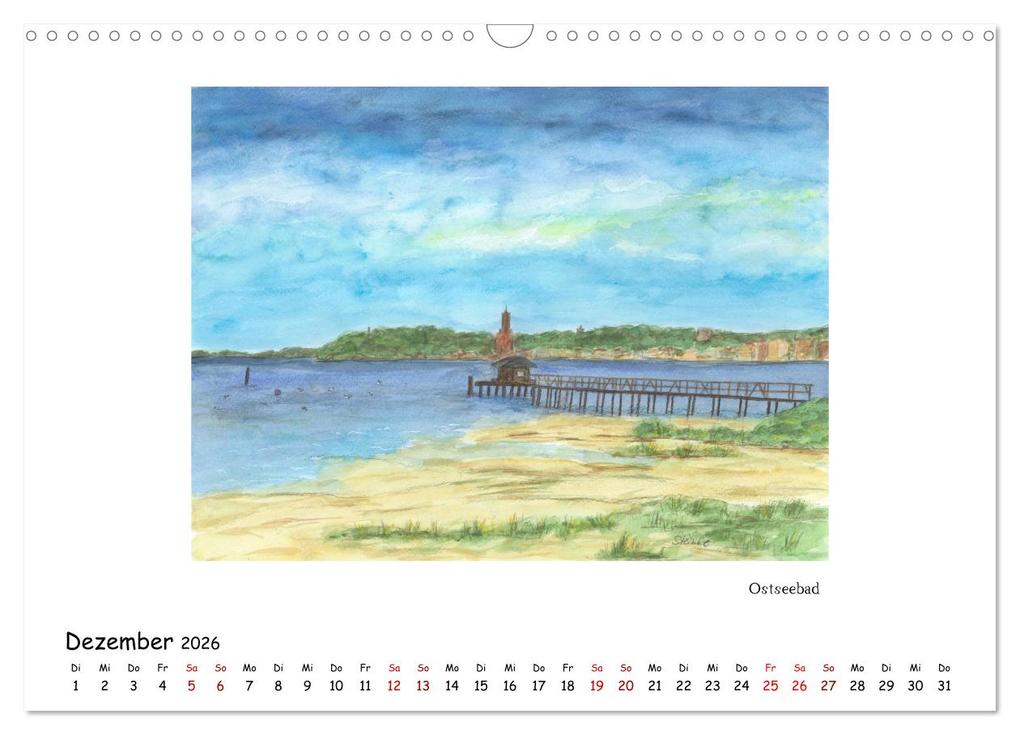 Weitere Ansicht: Die Flensburger Förde (Wandkalender 2026 DIN A3 quer), CALVENDO Monatskalender | Sandra Steinke, Calvendo