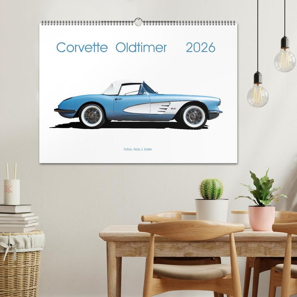 Weitere Ansicht: Corvette Oldtimer 2026 (Wandkalender 2026 DIN A2 quer), CALVENDO Monatskalender | Alois J. Koller, Calvendo