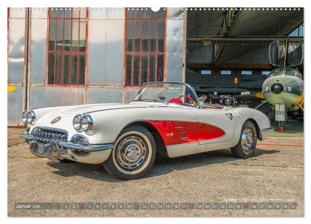Weitere Ansicht: Corvette Oldtimer 2026 (Wandkalender 2026 DIN A2 quer), CALVENDO Monatskalender | Alois J. Koller, Calvendo