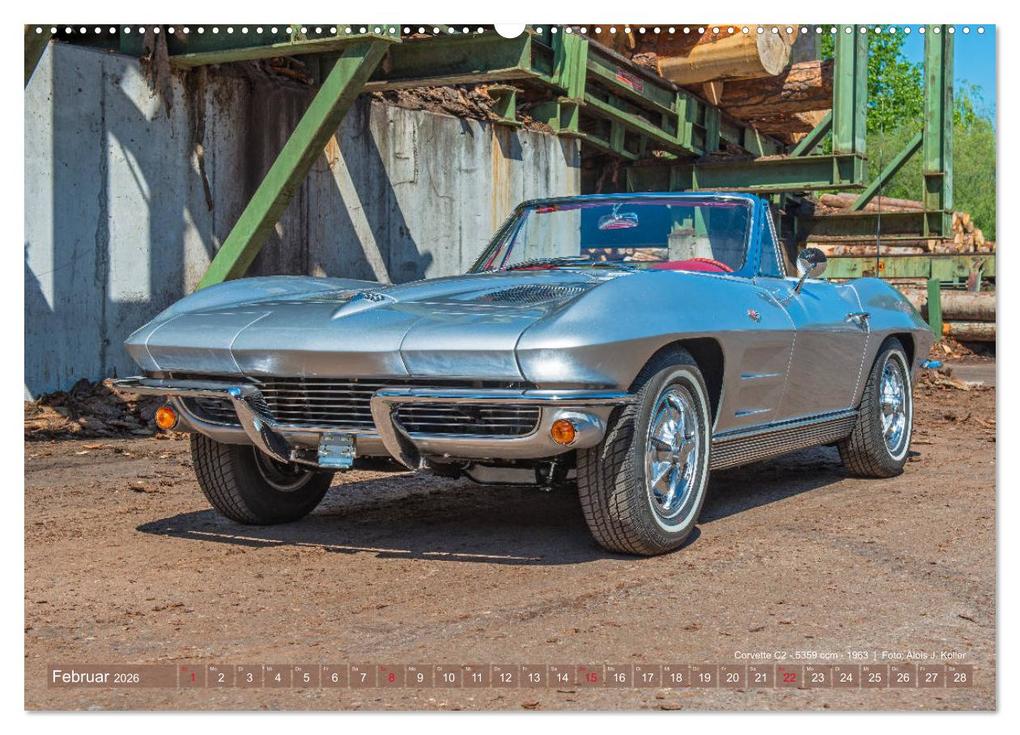 Weitere Ansicht: Corvette Oldtimer 2026 (Wandkalender 2026 DIN A2 quer), CALVENDO Monatskalender | Alois J. Koller, Calvendo