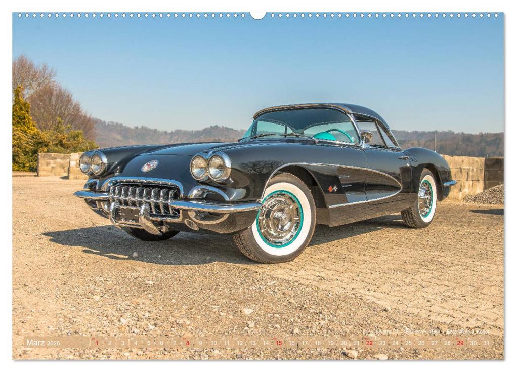 Weitere Ansicht: Corvette Oldtimer 2026 (Wandkalender 2026 DIN A2 quer), CALVENDO Monatskalender | Alois J. Koller, Calvendo