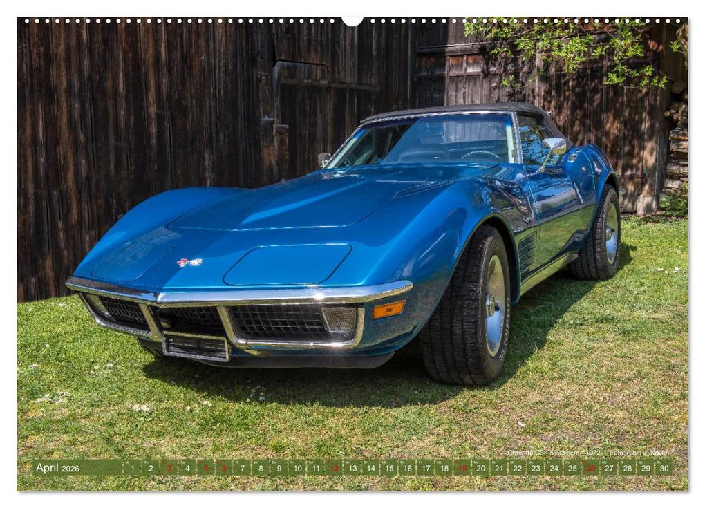 Weitere Ansicht: Corvette Oldtimer 2026 (Wandkalender 2026 DIN A2 quer), CALVENDO Monatskalender | Alois J. Koller, Calvendo