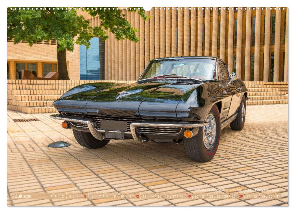 Weitere Ansicht: Corvette Oldtimer 2026 (Wandkalender 2026 DIN A2 quer), CALVENDO Monatskalender | Alois J. Koller, Calvendo
