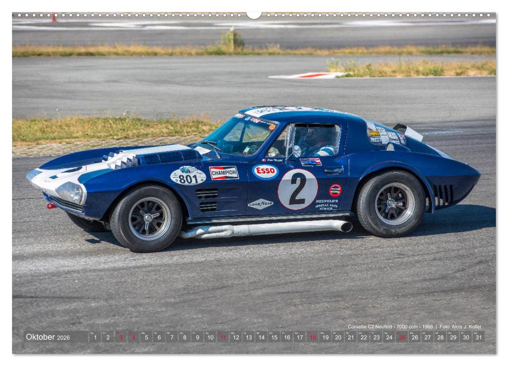 Weitere Ansicht: Corvette Oldtimer 2026 (Wandkalender 2026 DIN A2 quer), CALVENDO Monatskalender | Alois J. Koller, Calvendo