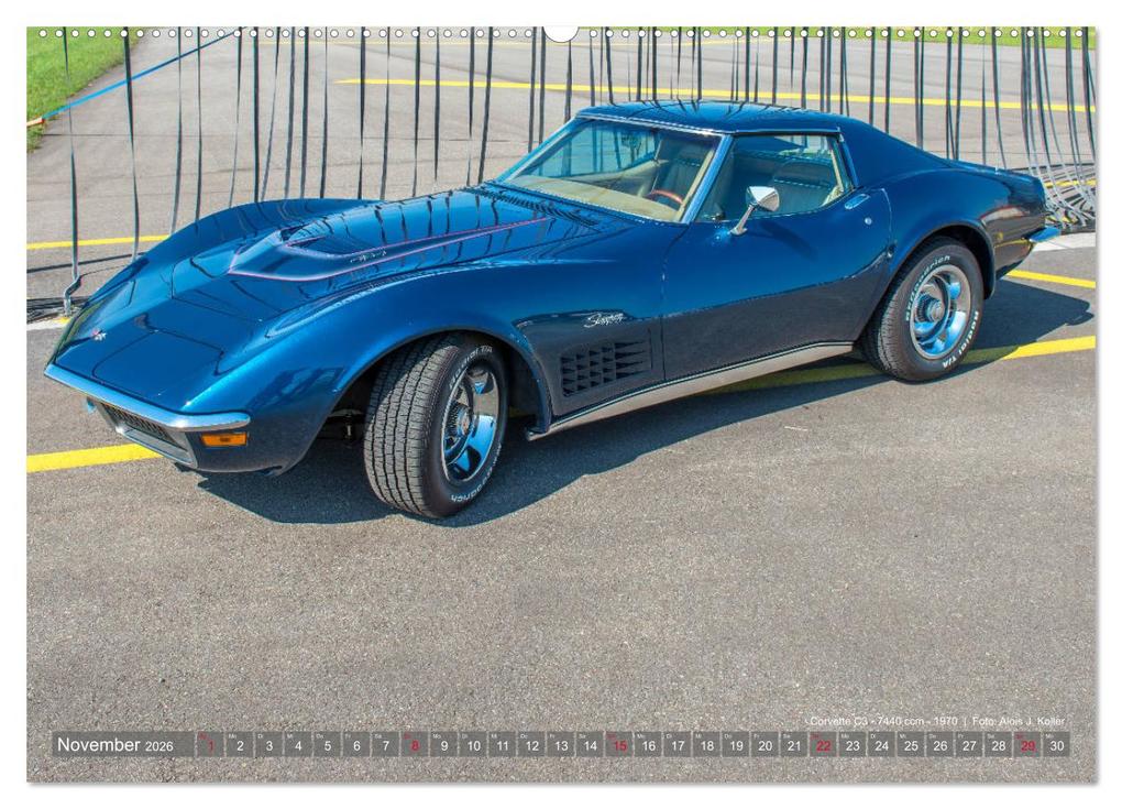 Weitere Ansicht: Corvette Oldtimer 2026 (Wandkalender 2026 DIN A2 quer), CALVENDO Monatskalender | Alois J. Koller, Calvendo