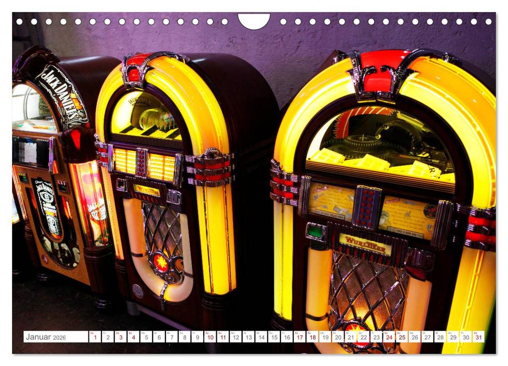 Weitere Ansicht: Wurlitzer und Co. (Wandkalender 2026 DIN A4 quer), CALVENDO Monatskalender | Uli Landherr, Calvendo