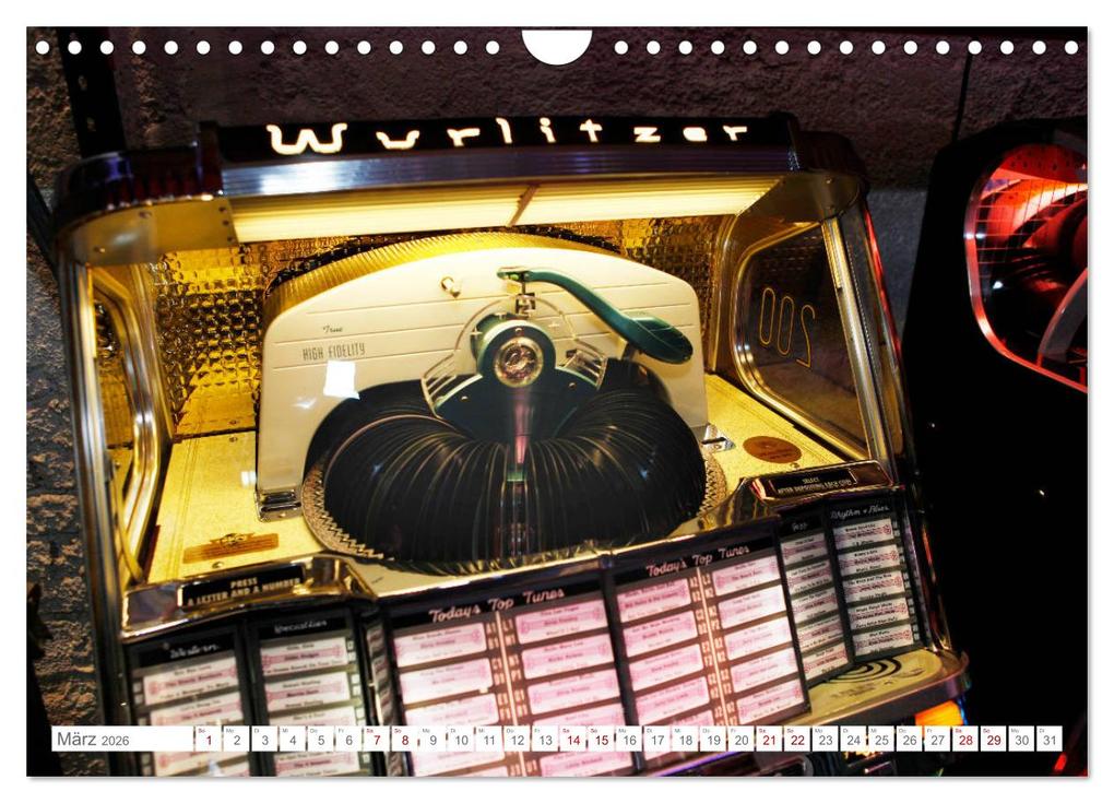 Weitere Ansicht: Wurlitzer und Co. (Wandkalender 2026 DIN A4 quer), CALVENDO Monatskalender | Uli Landherr, Calvendo