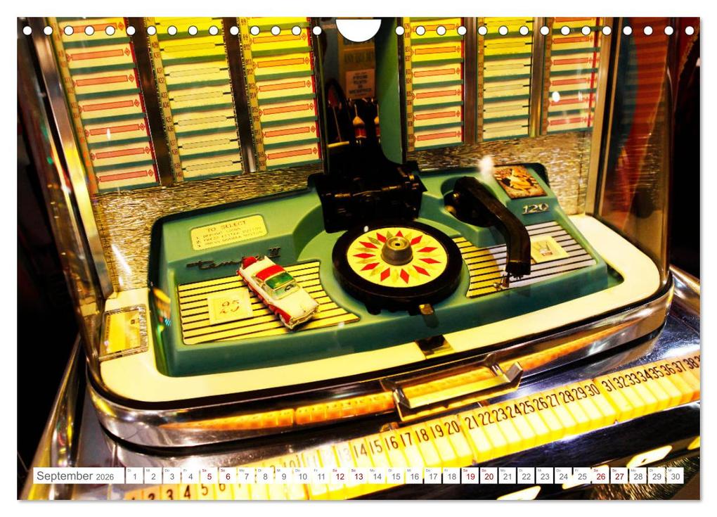 Weitere Ansicht: Wurlitzer und Co. (Wandkalender 2026 DIN A4 quer), CALVENDO Monatskalender | Uli Landherr, Calvendo