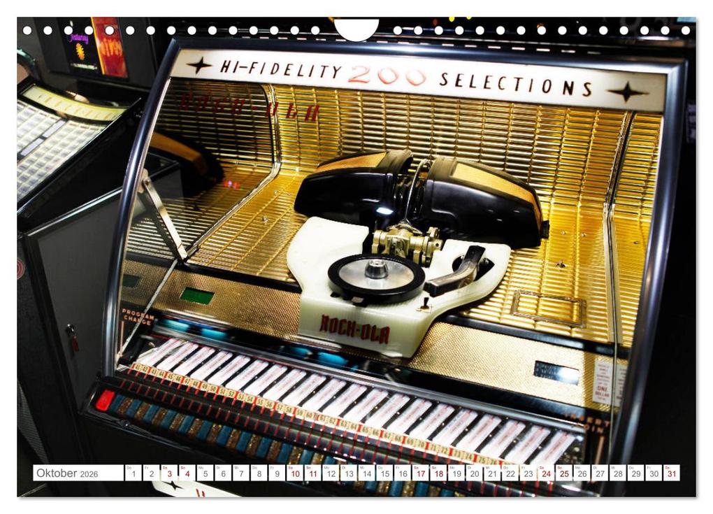 Weitere Ansicht: Wurlitzer und Co. (Wandkalender 2026 DIN A4 quer), CALVENDO Monatskalender | Uli Landherr, Calvendo