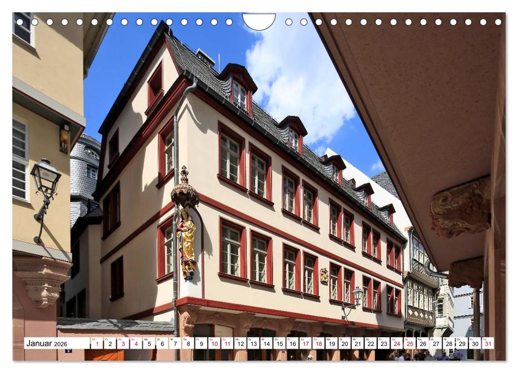 Weitere Ansicht: Frankfurt am Main die neue Altstadt vom Taxifahrer Petrus Bodenstaff (Wandkalender 2026 DIN A4 quer), CALVENDO Monatskalender | Petrus Bodenstaff, Calvendo
