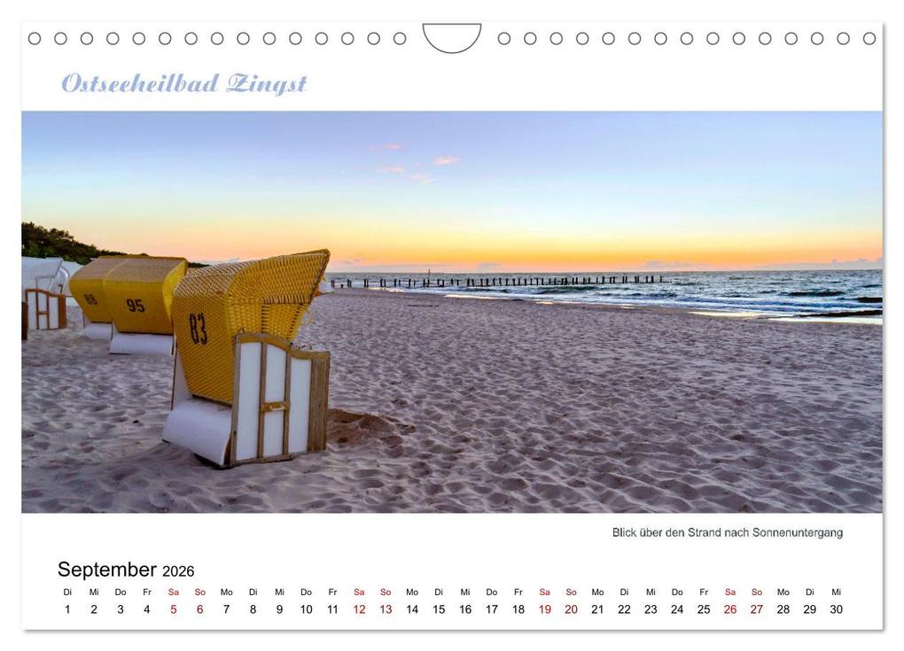 Weitere Ansicht: Panorama-Blick Fischland-Darss-Zingst (Wandkalender 2026 DIN A4 quer), CALVENDO Monatskalender | Andrea Dreegmeyer, Calvendo