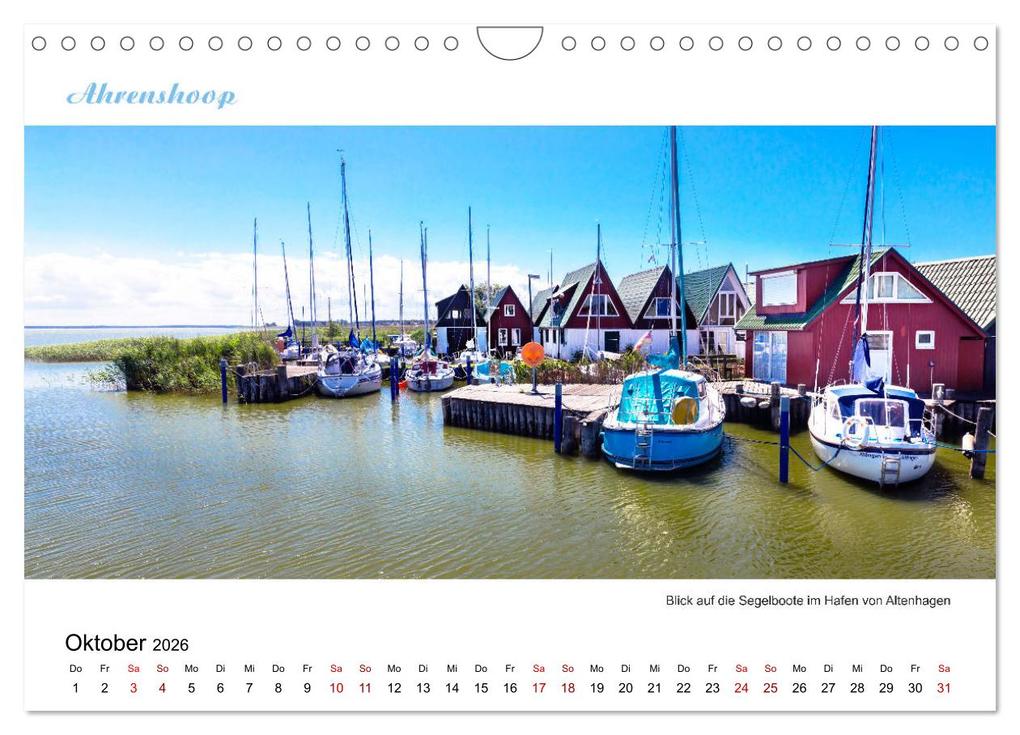 Weitere Ansicht: Panorama-Blick Fischland-Darss-Zingst (Wandkalender 2026 DIN A4 quer), CALVENDO Monatskalender | Andrea Dreegmeyer, Calvendo