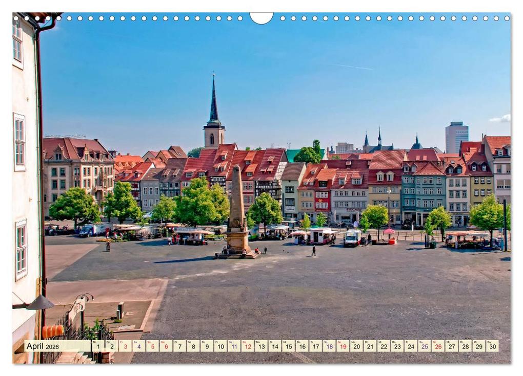 Weitere Ansicht: Erfurt - meine Stadt mit viel Herz (Wandkalender 2026 DIN A3 quer), CALVENDO Monatskalender | Peter Roder, Calvendo