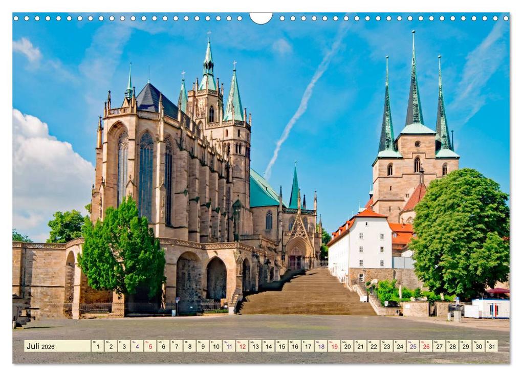 Weitere Ansicht: Erfurt - meine Stadt mit viel Herz (Wandkalender 2026 DIN A3 quer), CALVENDO Monatskalender | Peter Roder, Calvendo