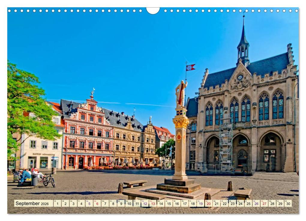 Weitere Ansicht: Erfurt - meine Stadt mit viel Herz (Wandkalender 2026 DIN A3 quer), CALVENDO Monatskalender | Peter Roder, Calvendo