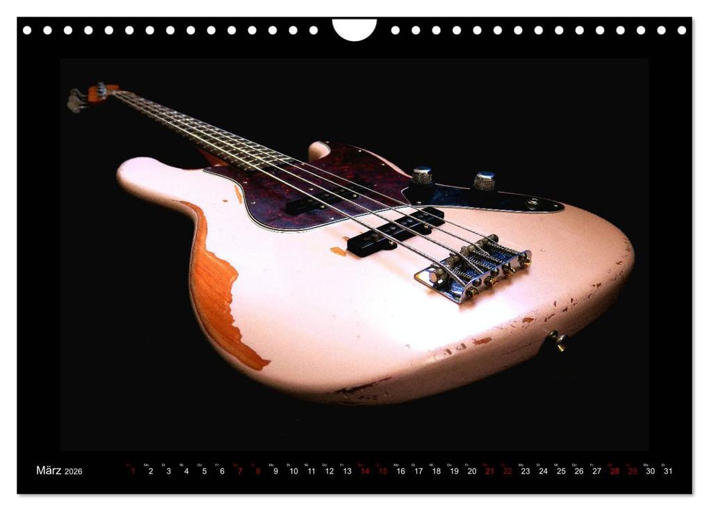 Weitere Ansicht: Rockgitarren im Blitzlicht (Wandkalender 2026 DIN A4 quer), CALVENDO Monatskalender | Renate Bleicher, Calvendo
