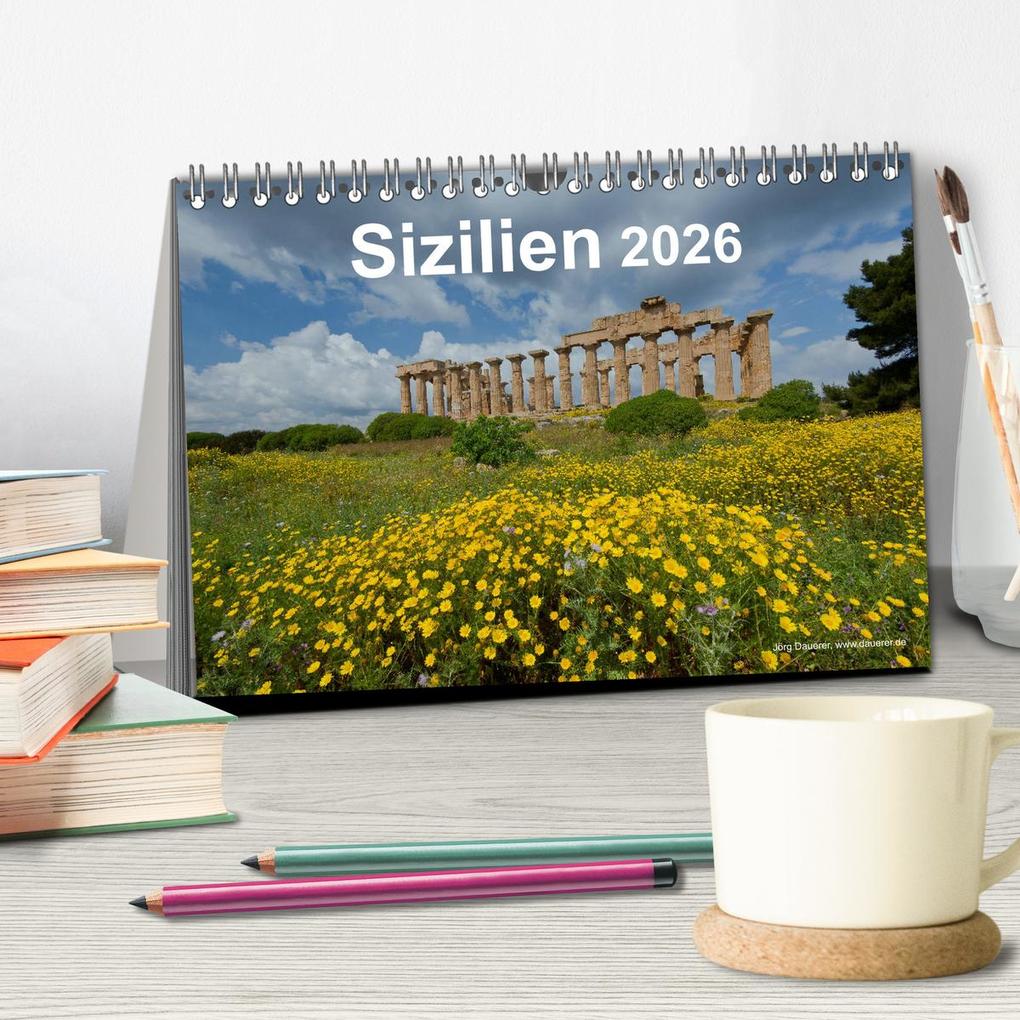 Weitere Ansicht: Sizilien 2026 (Tischkalender 2026 DIN A5 quer), CALVENDO Monatskalender | Jörg Dauerer, Calvendo