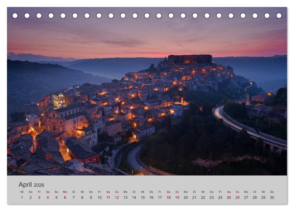 Weitere Ansicht: Sizilien 2026 (Tischkalender 2026 DIN A5 quer), CALVENDO Monatskalender | Jörg Dauerer, Calvendo