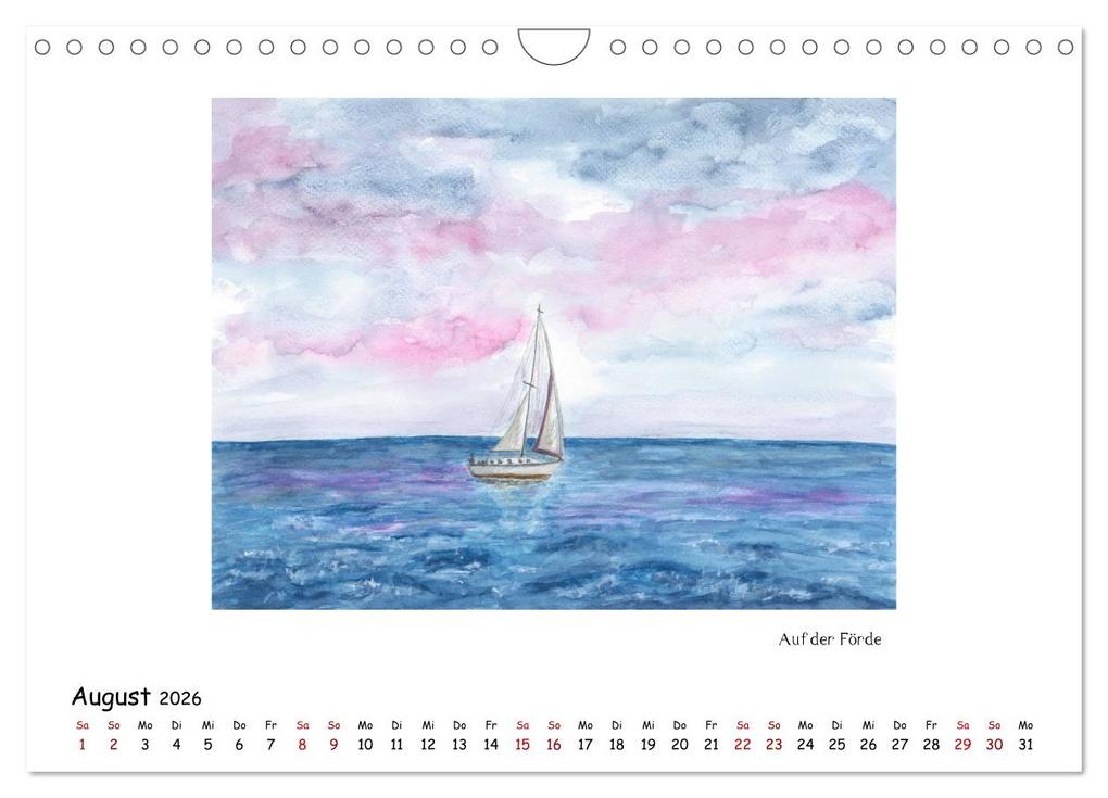Weitere Ansicht: Die Flensburger Förde (Wandkalender 2026 DIN A4 quer), CALVENDO Monatskalender | Sandra Steinke, Calvendo