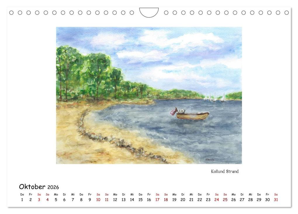 Weitere Ansicht: Die Flensburger Förde (Wandkalender 2026 DIN A4 quer), CALVENDO Monatskalender | Sandra Steinke, Calvendo