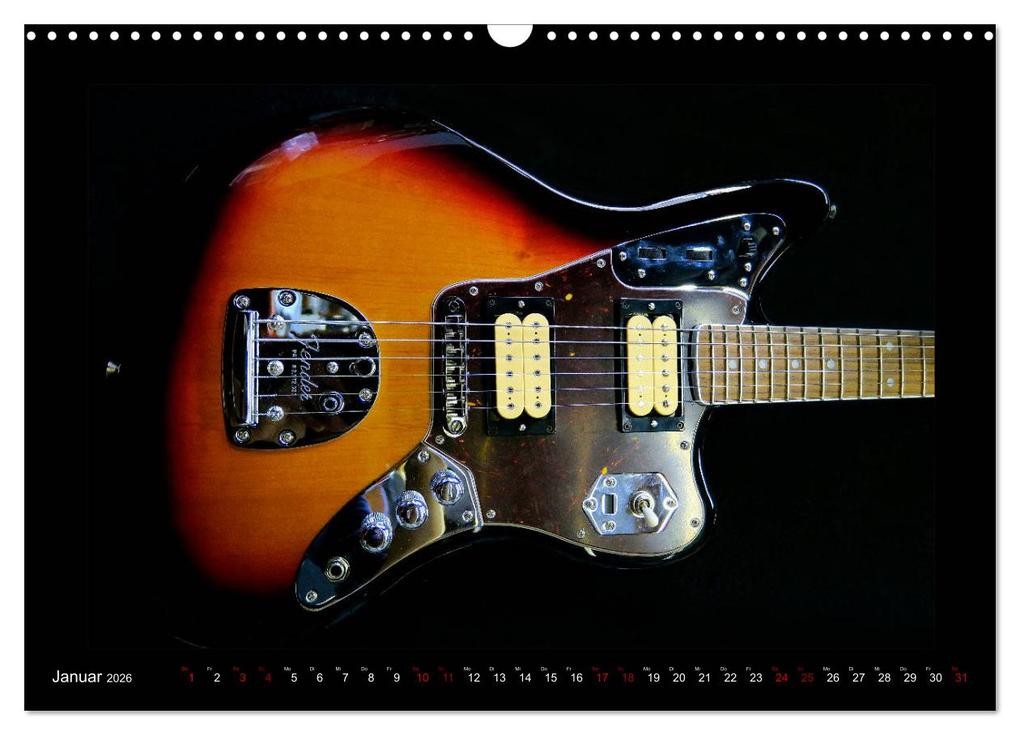 Weitere Ansicht: Rockgitarren im Blitzlicht (Wandkalender 2026 DIN A3 quer), CALVENDO Monatskalender | Renate Bleicher, Calvendo