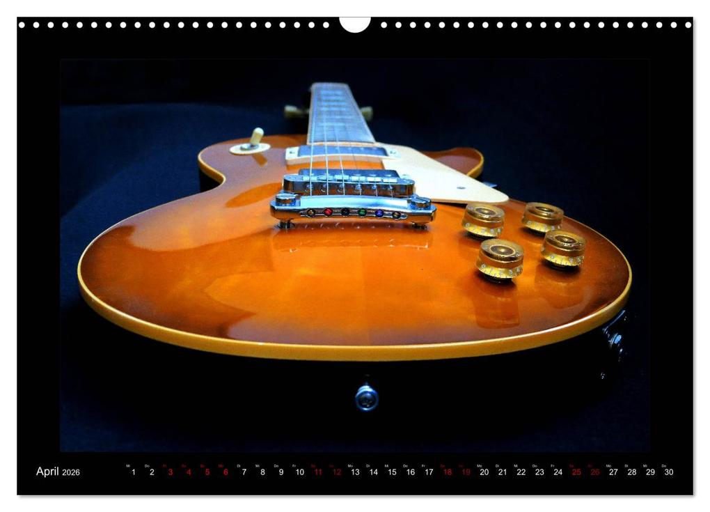Weitere Ansicht: Rockgitarren im Blitzlicht (Wandkalender 2026 DIN A3 quer), CALVENDO Monatskalender | Renate Bleicher, Calvendo