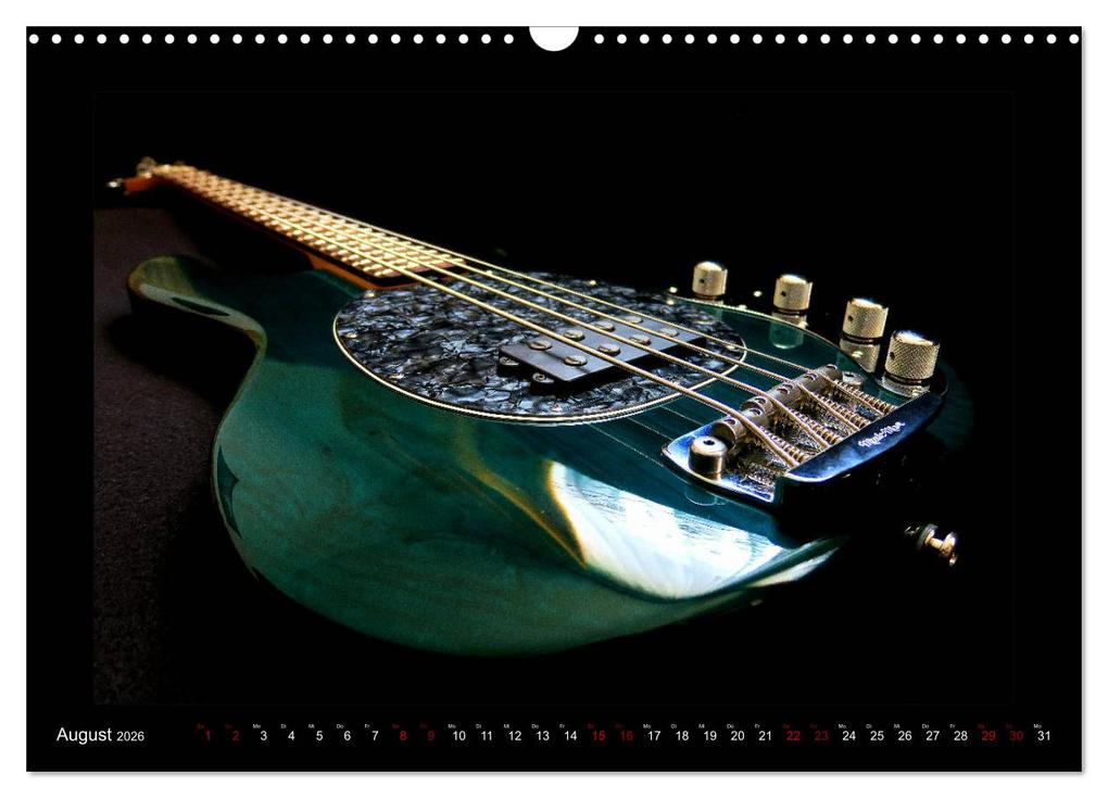 Weitere Ansicht: Rockgitarren im Blitzlicht (Wandkalender 2026 DIN A3 quer), CALVENDO Monatskalender | Renate Bleicher, Calvendo