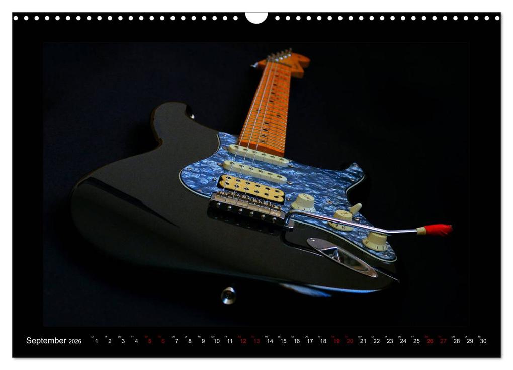 Weitere Ansicht: Rockgitarren im Blitzlicht (Wandkalender 2026 DIN A3 quer), CALVENDO Monatskalender | Renate Bleicher, Calvendo