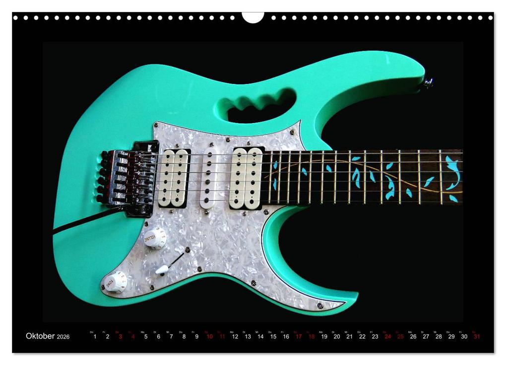 Weitere Ansicht: Rockgitarren im Blitzlicht (Wandkalender 2026 DIN A3 quer), CALVENDO Monatskalender | Renate Bleicher, Calvendo