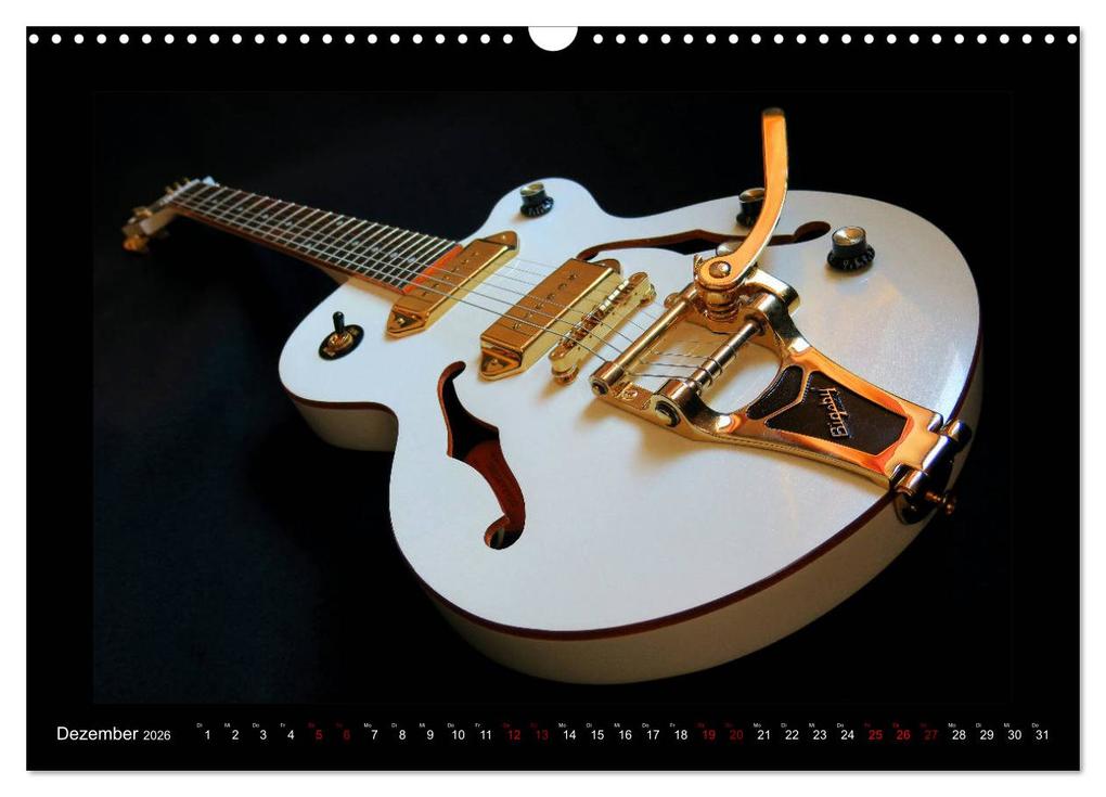 Weitere Ansicht: Rockgitarren im Blitzlicht (Wandkalender 2026 DIN A3 quer), CALVENDO Monatskalender | Renate Bleicher, Calvendo